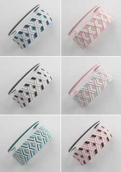 Схема PEYOTE, Схема браслета мозаичное плетение, узор из Miyuki Delica 11/0, файл PDF, №161