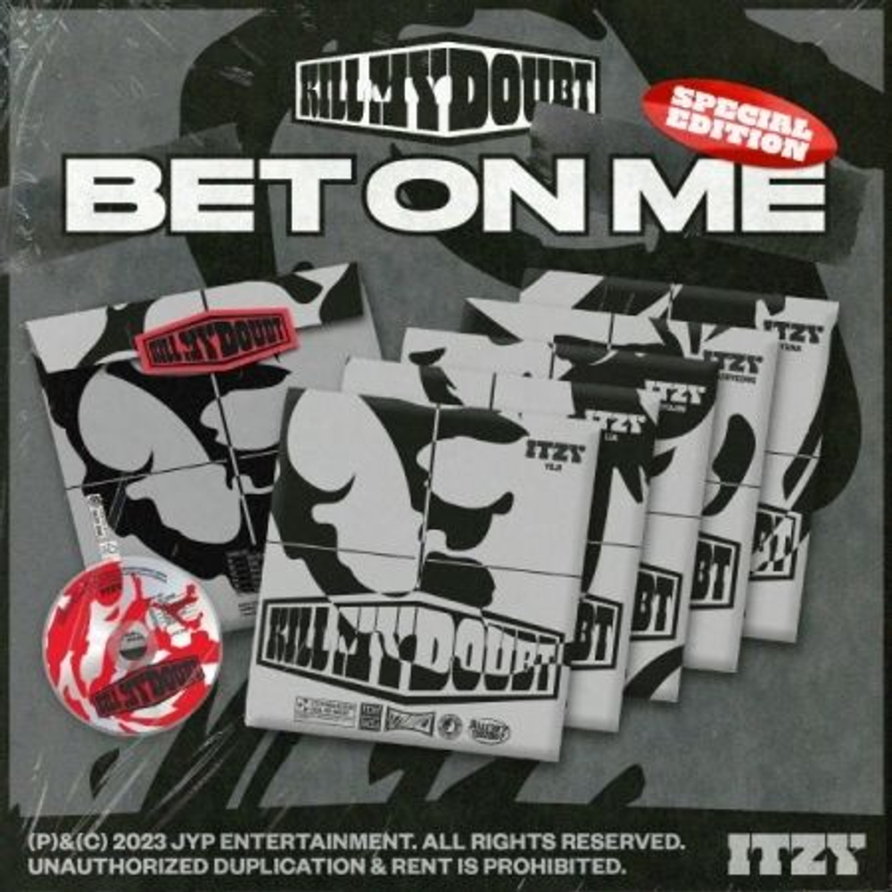 Альбом ITZY - KILL MY DOUBT : BET ON ME Special Edition 5 Version SET