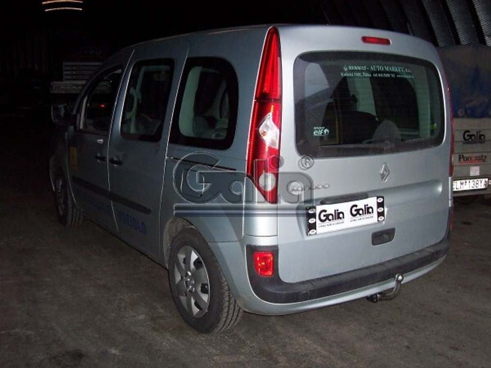 Фаркоп оцинкованный Galia R086A для Renault Kangoo 2010-, Mercedes Citan 2012-(паспорт и сертификат в комплекте)(без электрики)