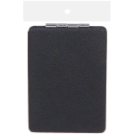 Зеркало косметическое двойное «ФРАТЕЛЛИ», прямоугольник, цвет черный, 9*6см (пакет с подвесом)