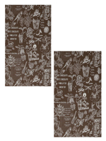 Полотенце кухонное, 2 шт, 37х75, вафельное