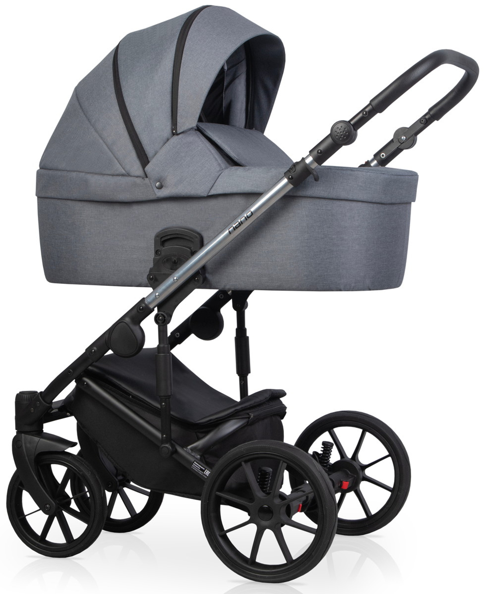 Детская коляска Riko Nano Thermo 2 в 1 12 Graphite (графит)