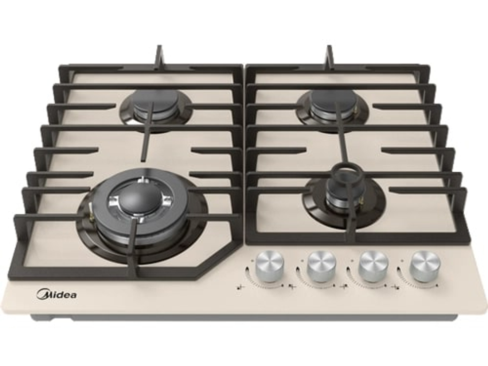 Поверхность варочная газ. Midea MG645TGI (бежевая)