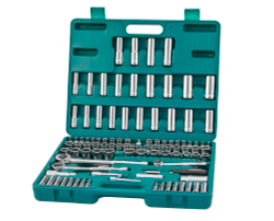 S05H48107S Набор инструмента универсальный 1/4", 3/8" и 1/2"DR, 107 предметов