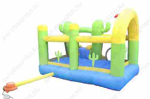 Батут для дачи "Весёлые кактусы"  3,6*3,45*2,4 м