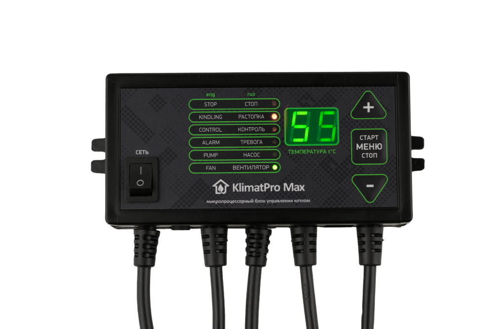 Контроллер котла отопления KlimatPro Max c протоколом связи OpenTherm