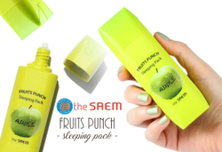 The Saem Fruits Punch Apple Sleeping Pack маска ночная яблочный пунш