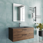База под раковину Chiara 2D 1000 подвесная, 2 выкатных ящика soft-close, С.Oak