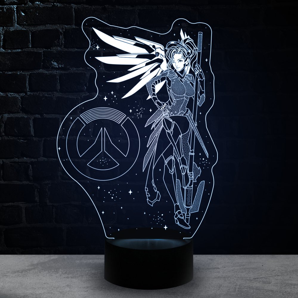Ночник "Ангел Овервотч" (Mercy Overwatch)
