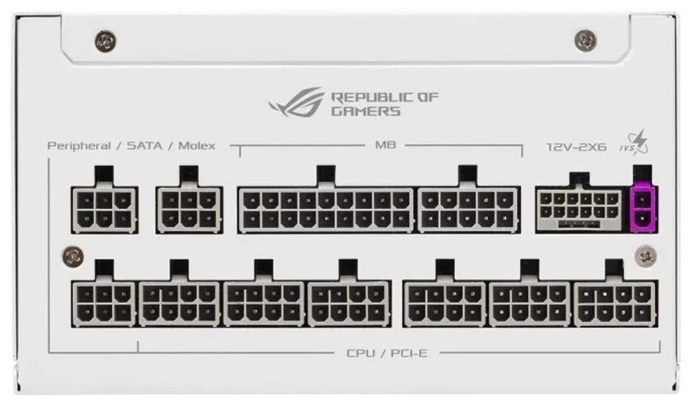 Блок питания ASUS ROG Strix 1000W Platinum White Edition ROG-STRIX-1000P-GAMING-WHITE 1000 Вт