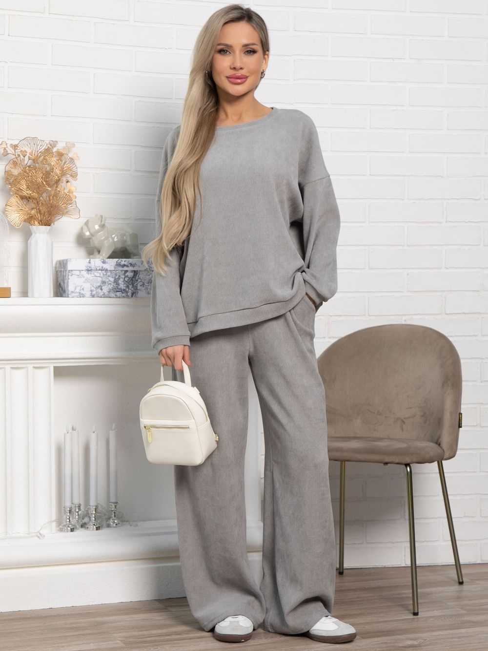 Костюм Августа ХИТ (серый) К15148-5М LT Collection