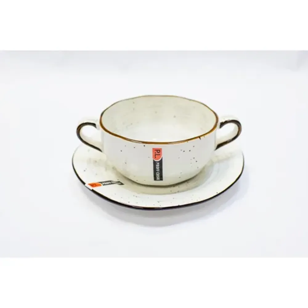 Бульонная пара 300 мл d 10,5 см h5,5 см White Fusion P.L. Proff Cuisine [1]