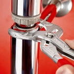 Клещи трубные захватные хромированные 250 мм Knipex 81 13 250 SB