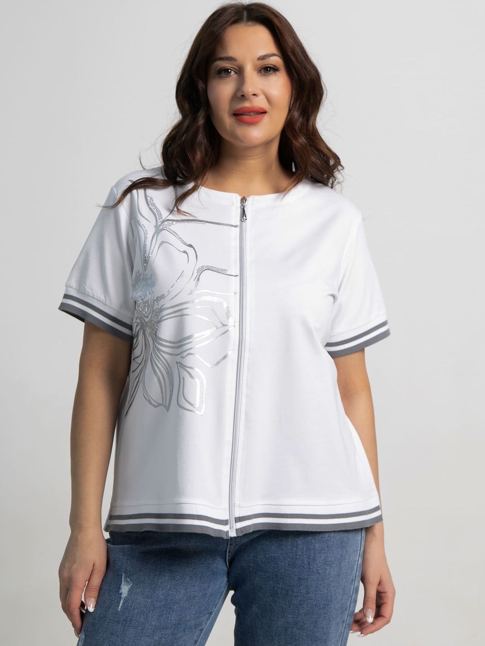 Блуза Бэлла (белая) Б15533-20М LT Collection