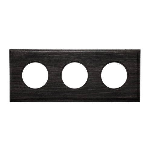 Рамка 3-х постовая (Угольно-черный) С.М. BF4 BF4-630-119