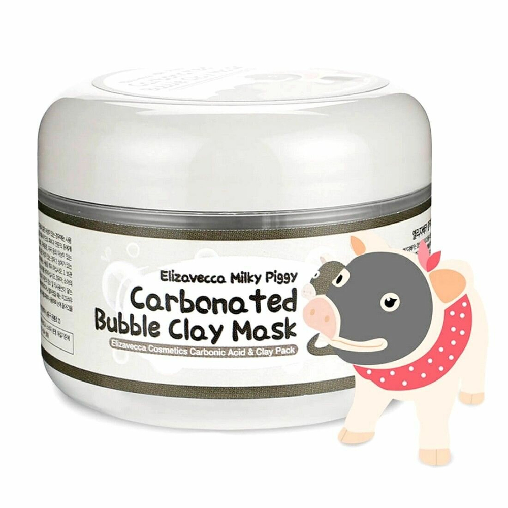 Elizavecca Milky Piggy пузырьковая глиняная маска, 100 г, 100 мл