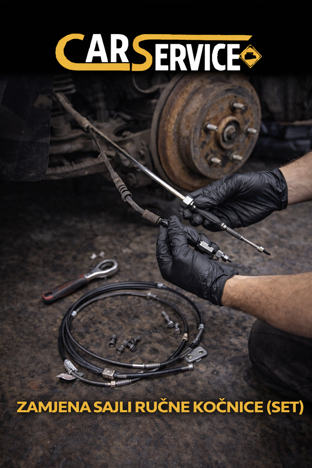 Parking Brake Cable Replacement (Full Set)