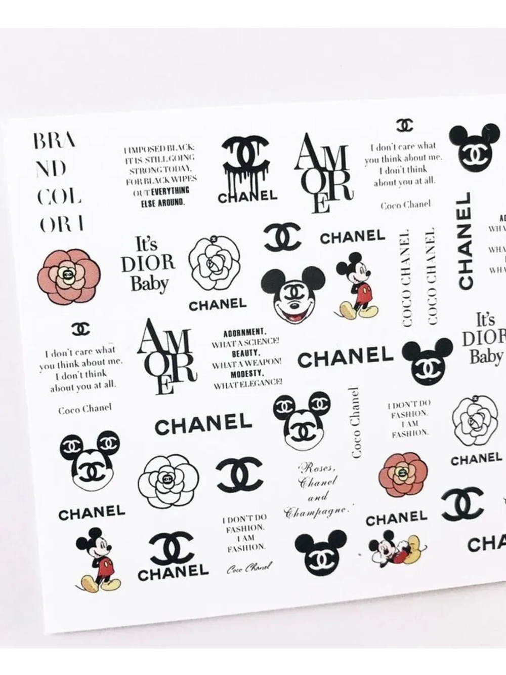 Cлайдер дизайн для ногтей BRANDCOLOR 1