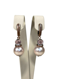 Комплект колье и серьги муранское стекло