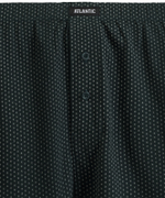 Мужские трусы боксеры Atlantic, набор из 2 шт., хлопок, баклажановые + изумрудные, 2MBX-079