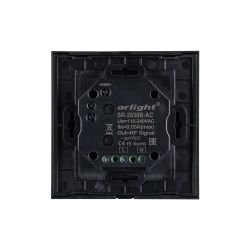 Панель Sens SR-2830B-AC-RF-IN Black (220V,MIX+DIM,4зоны) (Arlight, IP20 Пластик, 3 года) 021062