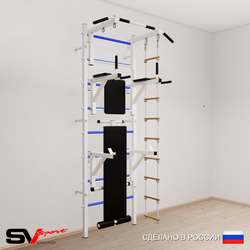 Шведская стенка Sv Sport усиленная 692 (Турник стандарт/Брусья/Стойка/Скамья/Лестница)