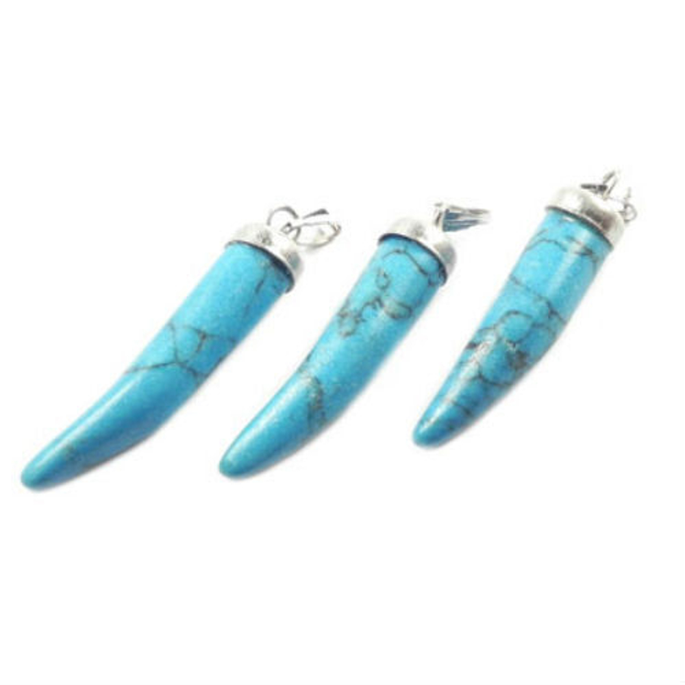 Кулон "Имитация" бирюза