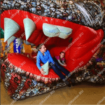 Коммерческий надувной батут "Мега - дракон"