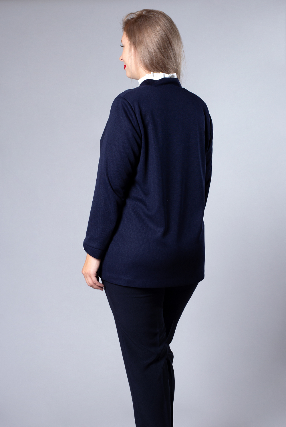 Жакет женский 3809зп, темно-синий #161ТСа043809зп