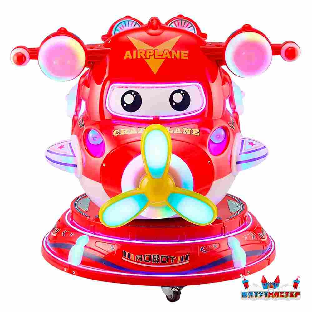 Коммерческая детская качалка «СветоЛёт» 1,13×0,57×1,03 м