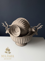 Набор из 2-х декоративных кашпо "Олени" из металла от CAMPO Home & Garden