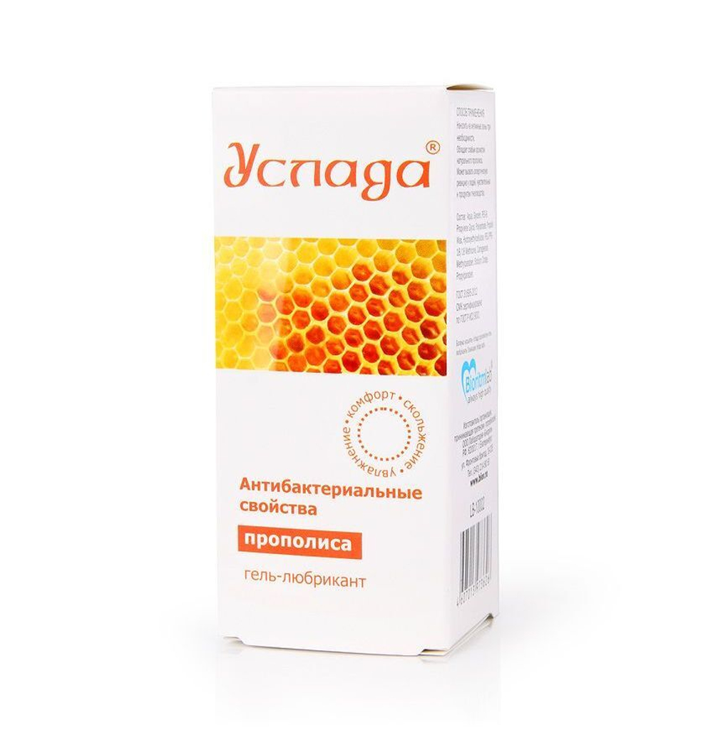 Гель-лубрикант «Услада» с прополисом - 30 гр.