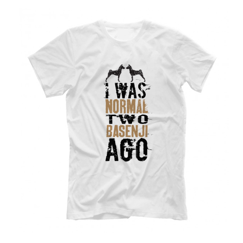 Футболка "2 Басенджи назад"