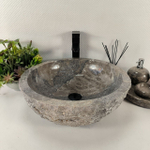Раковина из мрамора Erozy Grey EM-64528 46*46*15 0186