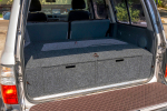 Органайзер в багажник для Toyota Land Cruiser 80 (2 выдвижных ящика+спальник)