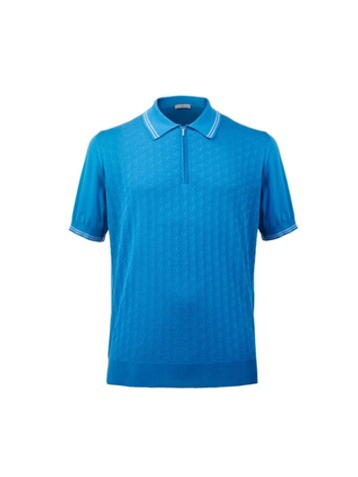 Поло с коротким рукавом на молнии Atelier Portofino