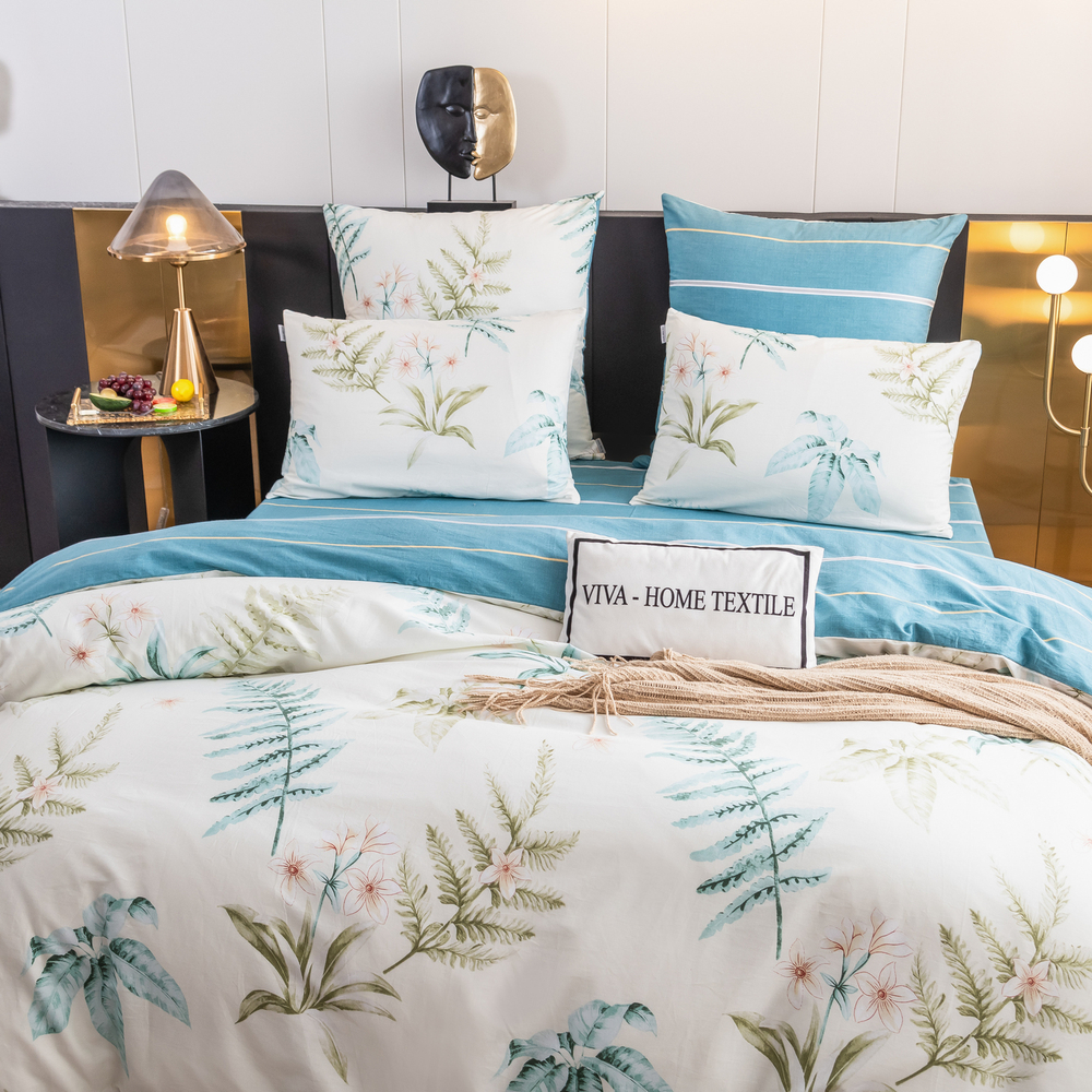 Комплект постельного белья Люкс Сатин 100% хлопок на резинке AR287