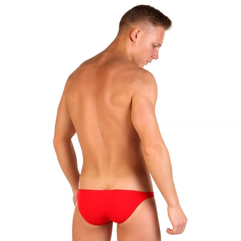 Хлопковые трусы-слипы с заниженной посадкой (Размер: XXL) (Цвет: бирюзовый)