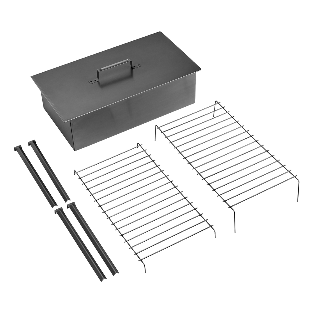 Коптильня двухъярусная 500 x 270 x 175 мм, 0.8 мм, с поддоном, на ножках, Camping Palisad
