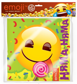 Салфетки, Смайл, Emoji, Желтый, 33*33 см, 12 шт.