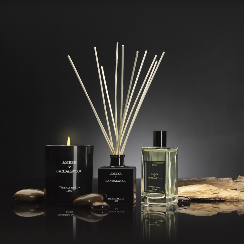 Диффузор CERERIA MOLLA Amber & Sandalwood / Амбра и Сандал 100 мл