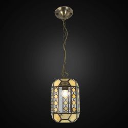 Citilux Фасет CL441111 Подвесной светильник витражный Бронза