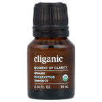 Cliganic, Moment of Clarity ™, эфирное масло, органический эвкалипт, 10 мл (0,34 жидк. Унции)