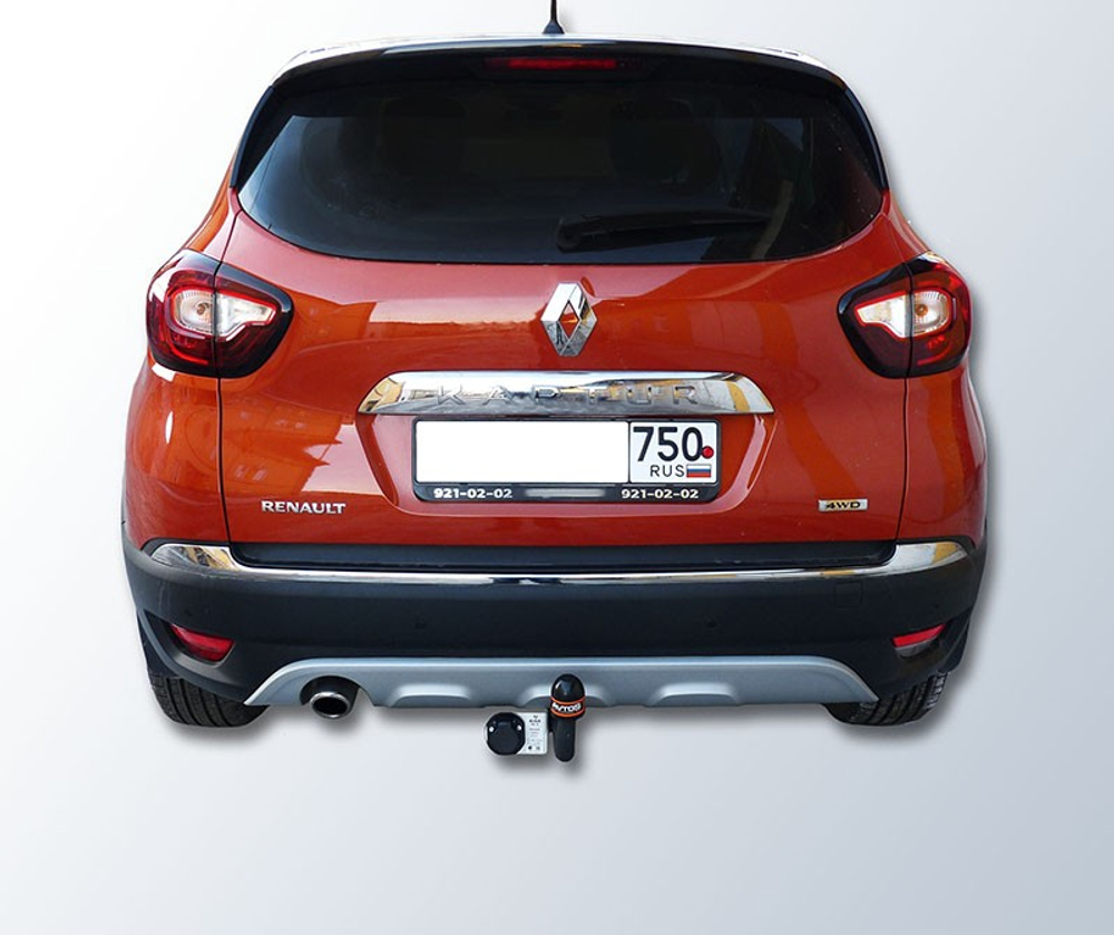 Фаркоп для Renault Kaptur 2016-2022 Тип шара: A. Нагрузки: 1200/75 кг, RN 14