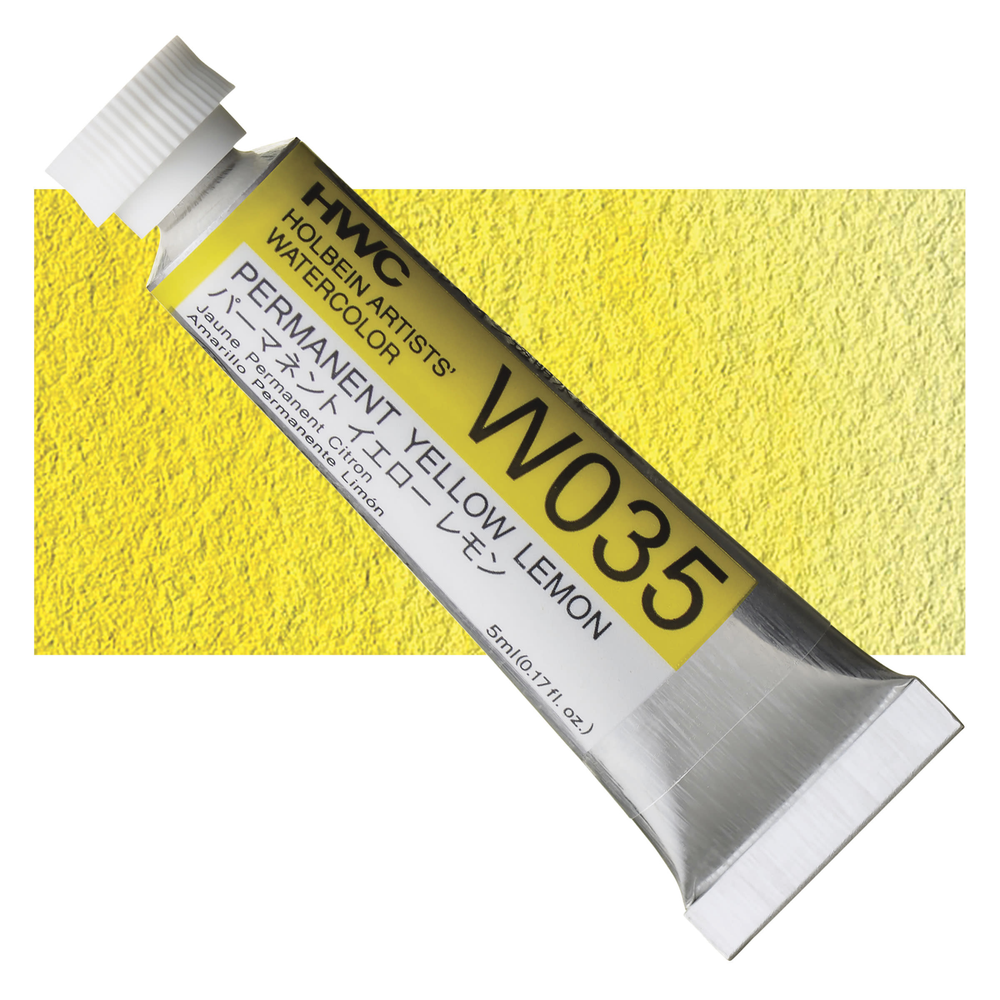 Акварель Holbein 5 мл. 035 [A] Permanent Yellow Lemon
