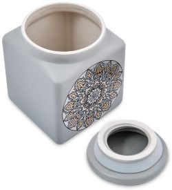 TJ-12/1 Керамическая банка бол. с крышкой