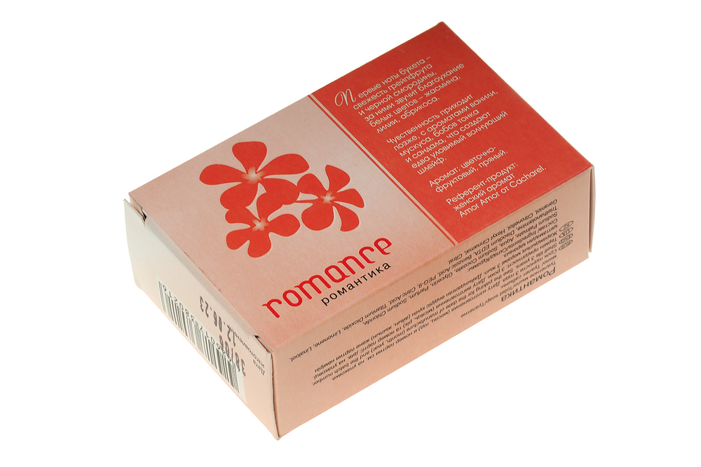 Мыло туалетное "Экстра" 100г Романтика Гост 28546-2002 в индивидуальной упаковке