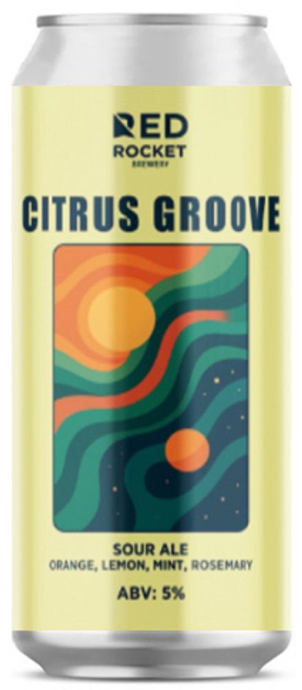 Пиво Рэд Рокет Цитрус Грув / Red Rocket Citrus Groove 0.45 - банка