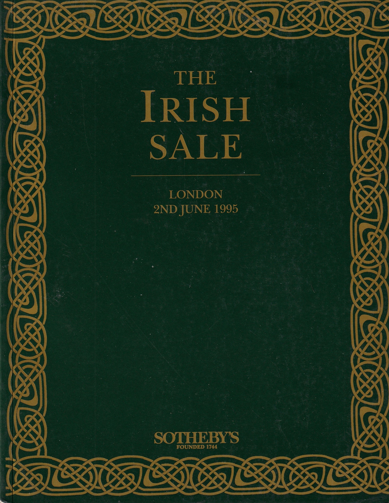 Каталог аукциона Sotheby's, Лондон, Ирландские торги от 2 июня 1995 года