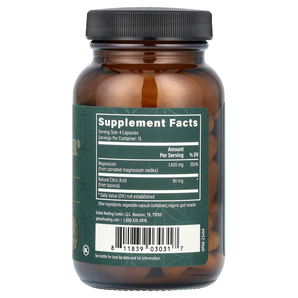 Global Healing, Oxy-Powder, натуральное средство для очищения пищеварительной системы, 60 капсул